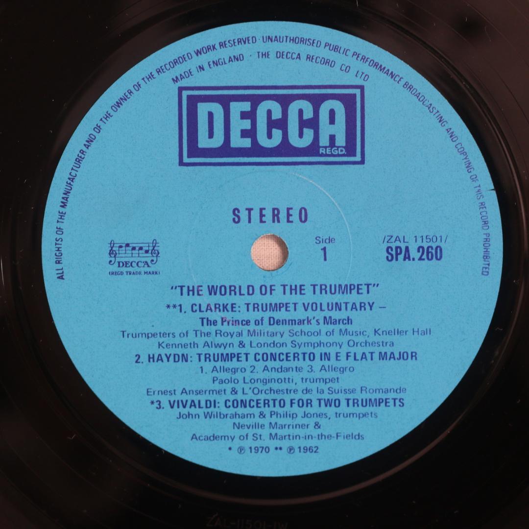 英LP The World Of The Trumpet UK盤 ステレオ