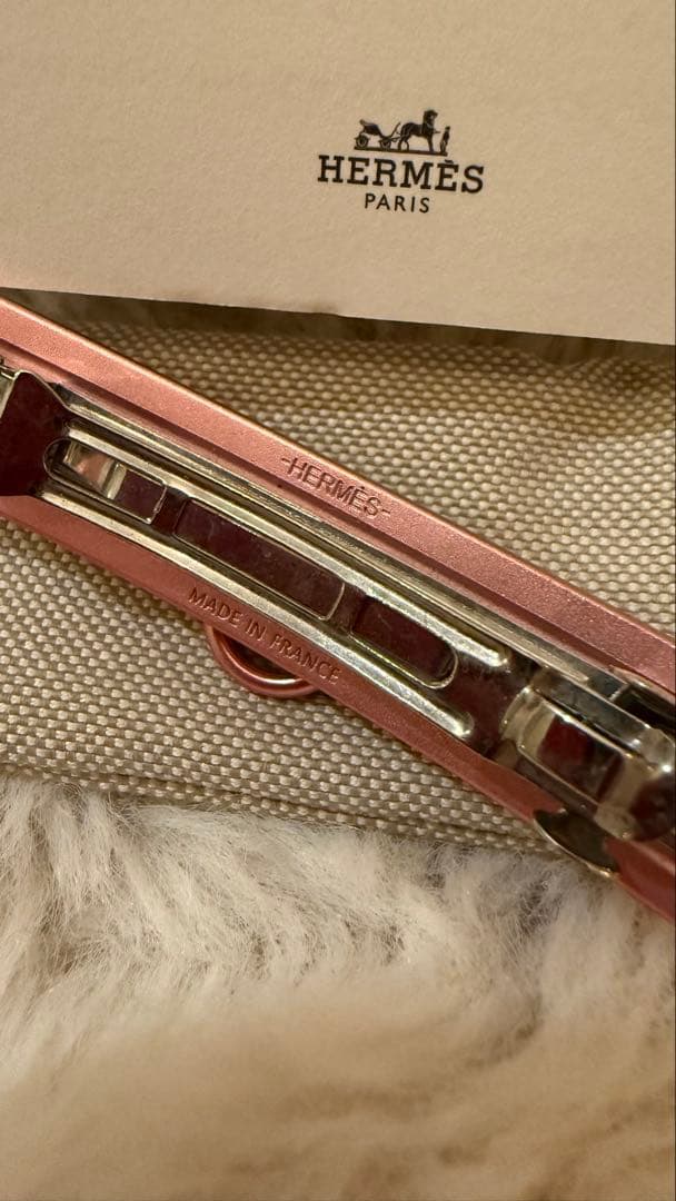 HERMES エルメスへアクセサリーバレッタ カプリス PM