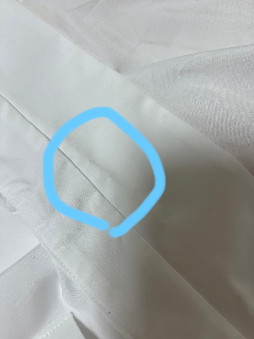 エンフォルド2025 DISTORTION SHIRT ホワイトシャツ