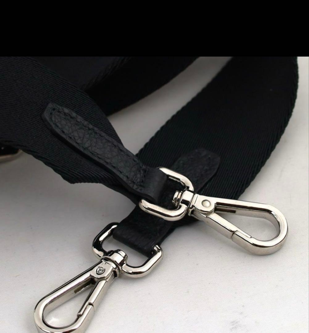 JIMMY CHOO ブラックレザートートバッグ　ガンメタリックスタッズ