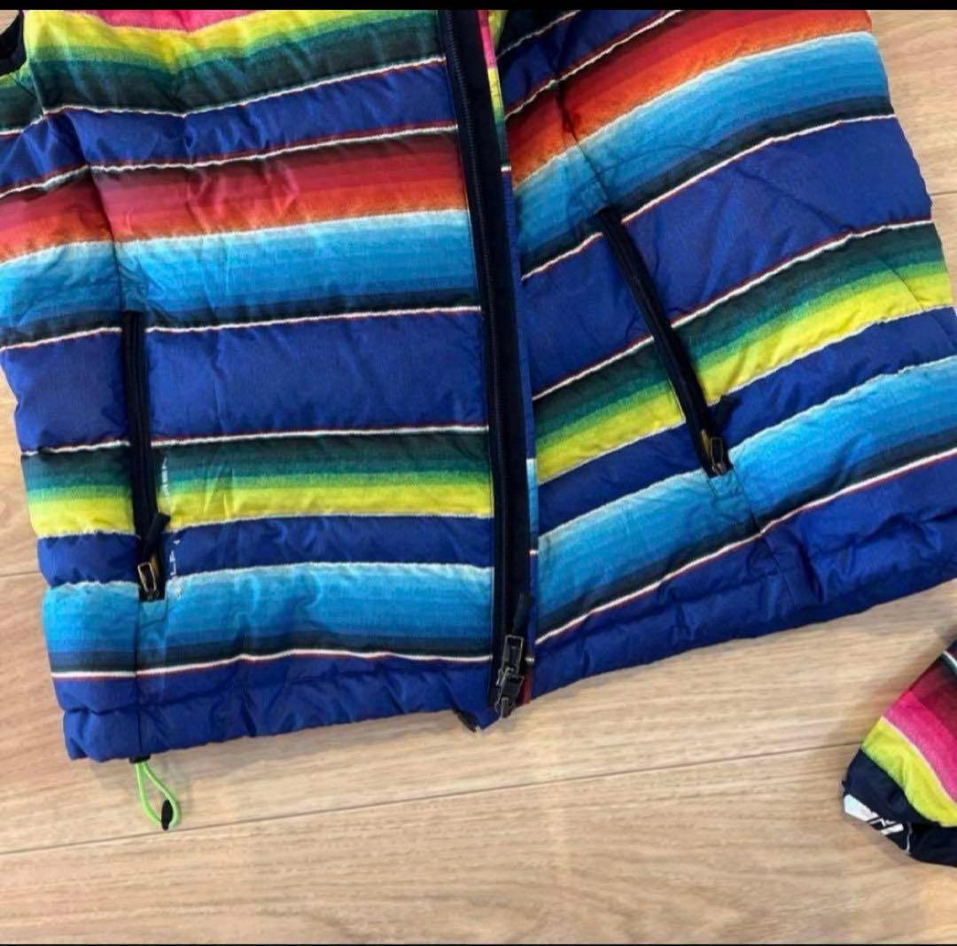 ラルフ　ダウンベスト　レインボー