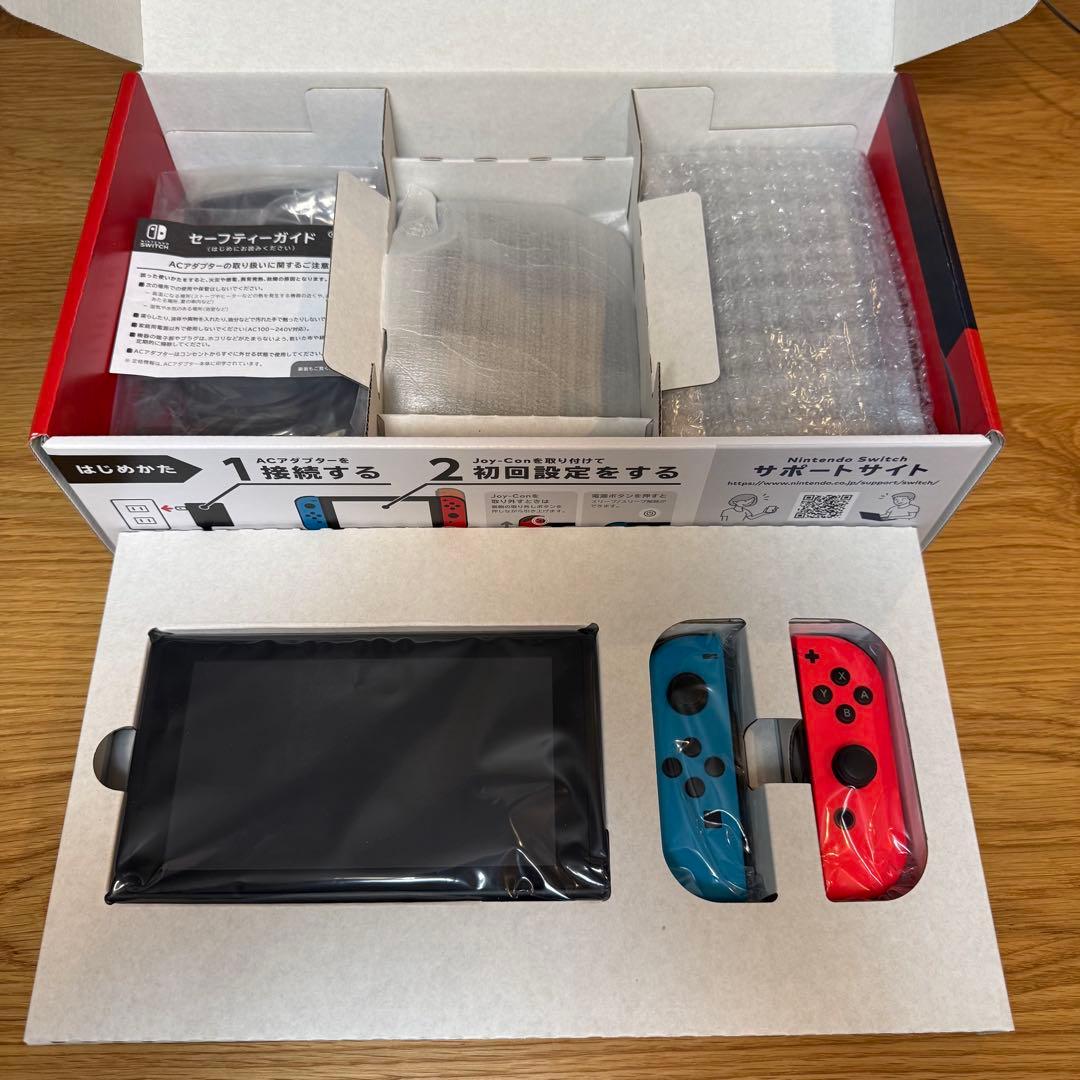 【付属品完備＋64GBカード付き】ニンテンドースイッチ バッテリー強化版