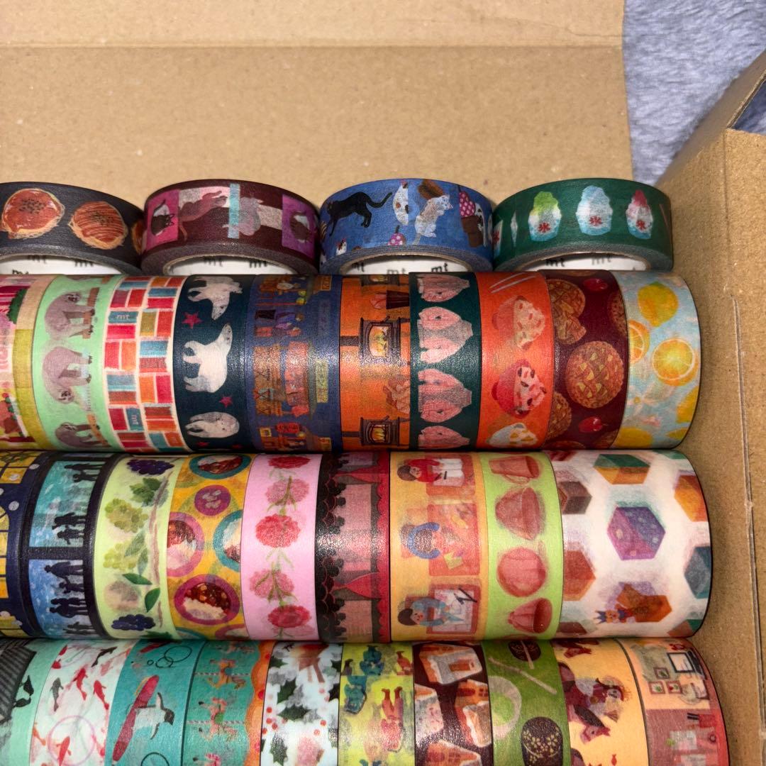 マスキングテープ　まとめ売り　中古　使いかけ　mt カモ井　まるいちきゅう