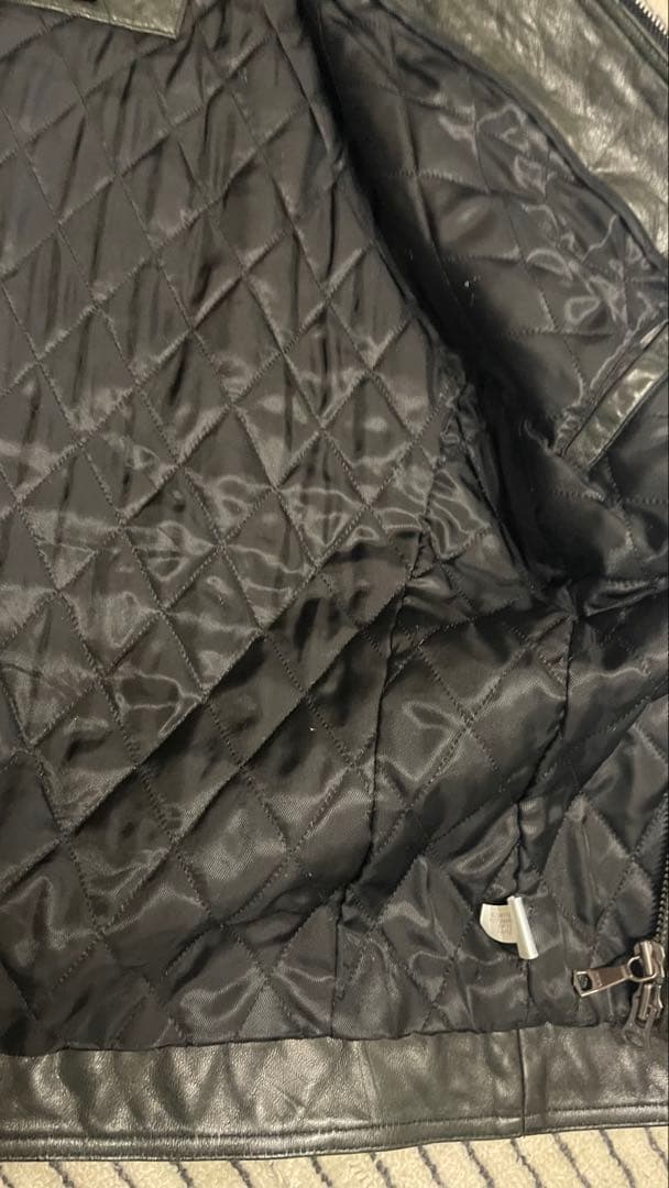 x*v様 BANANA REPUBLIC ラムレザー アクションプリーツ　ダブル