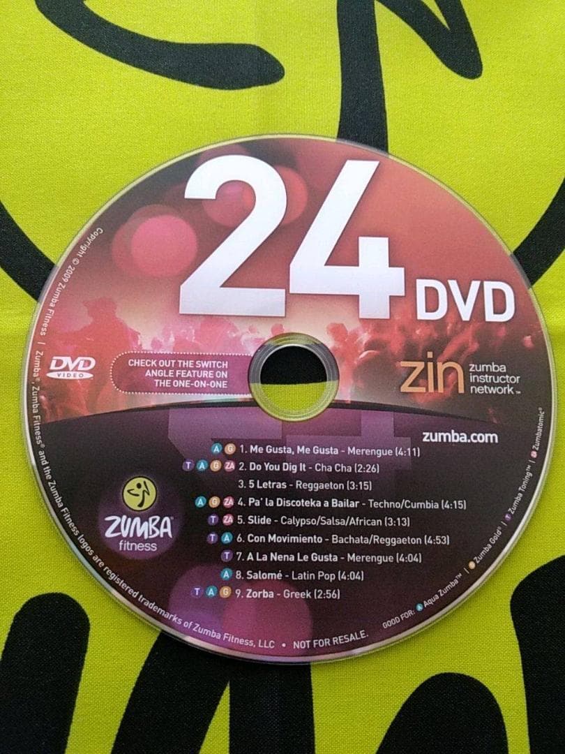ZUMBA　ズンバ　ZIN24　CD＆DVD　インストラクター専用　希少