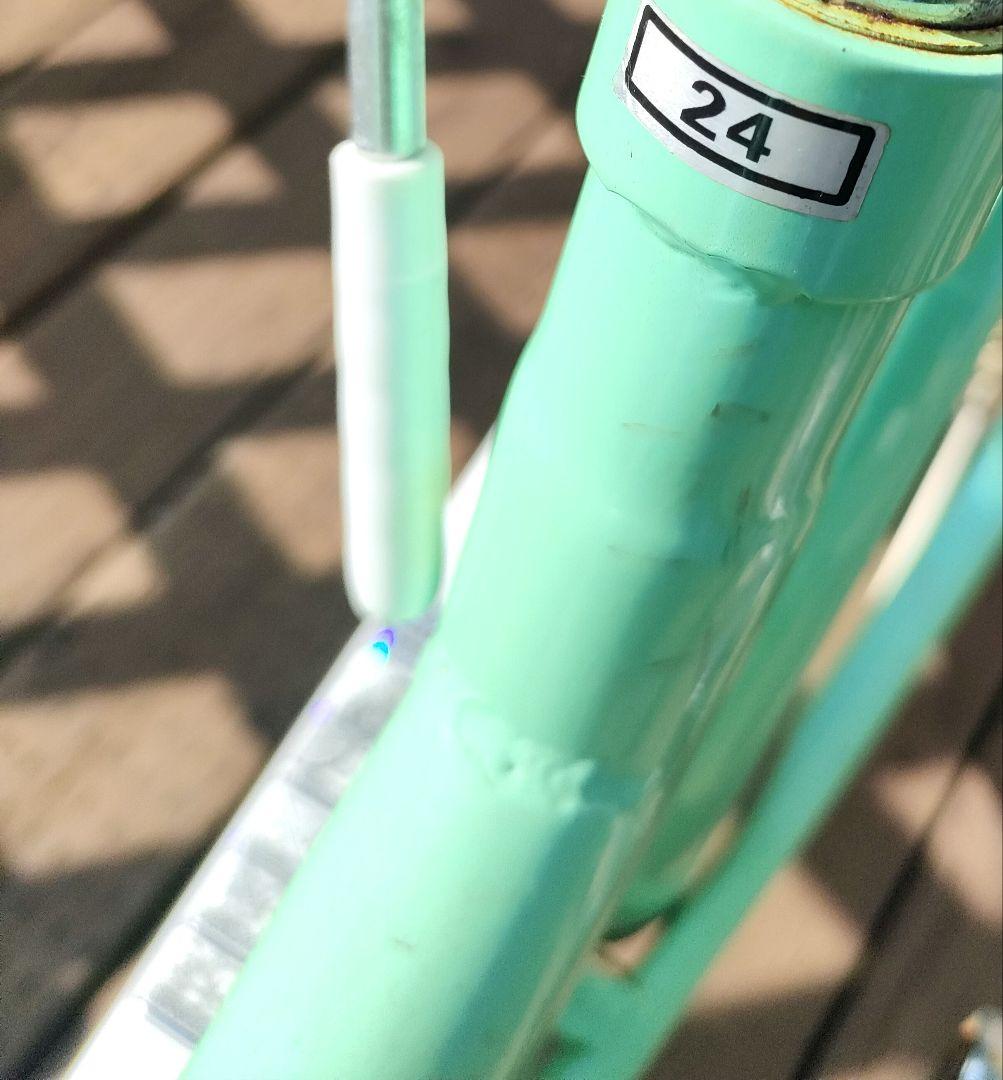 引取り限定‼️【愛知県】自転車❤ 24インチ 小学生用 カゴ/鍵/ライト 女の子