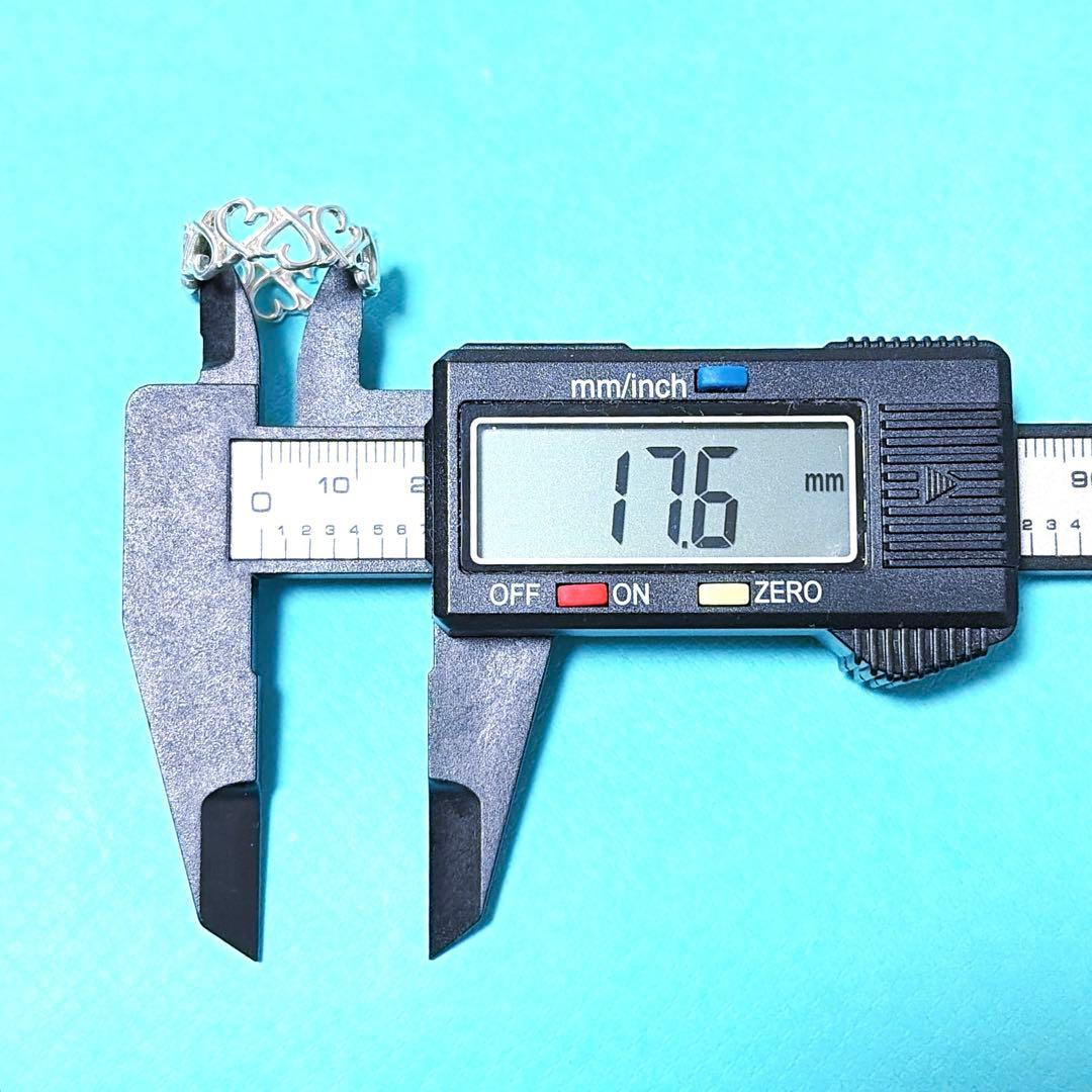 【美品】15号 Tiffany ティファニー フルラビングハート リング 925