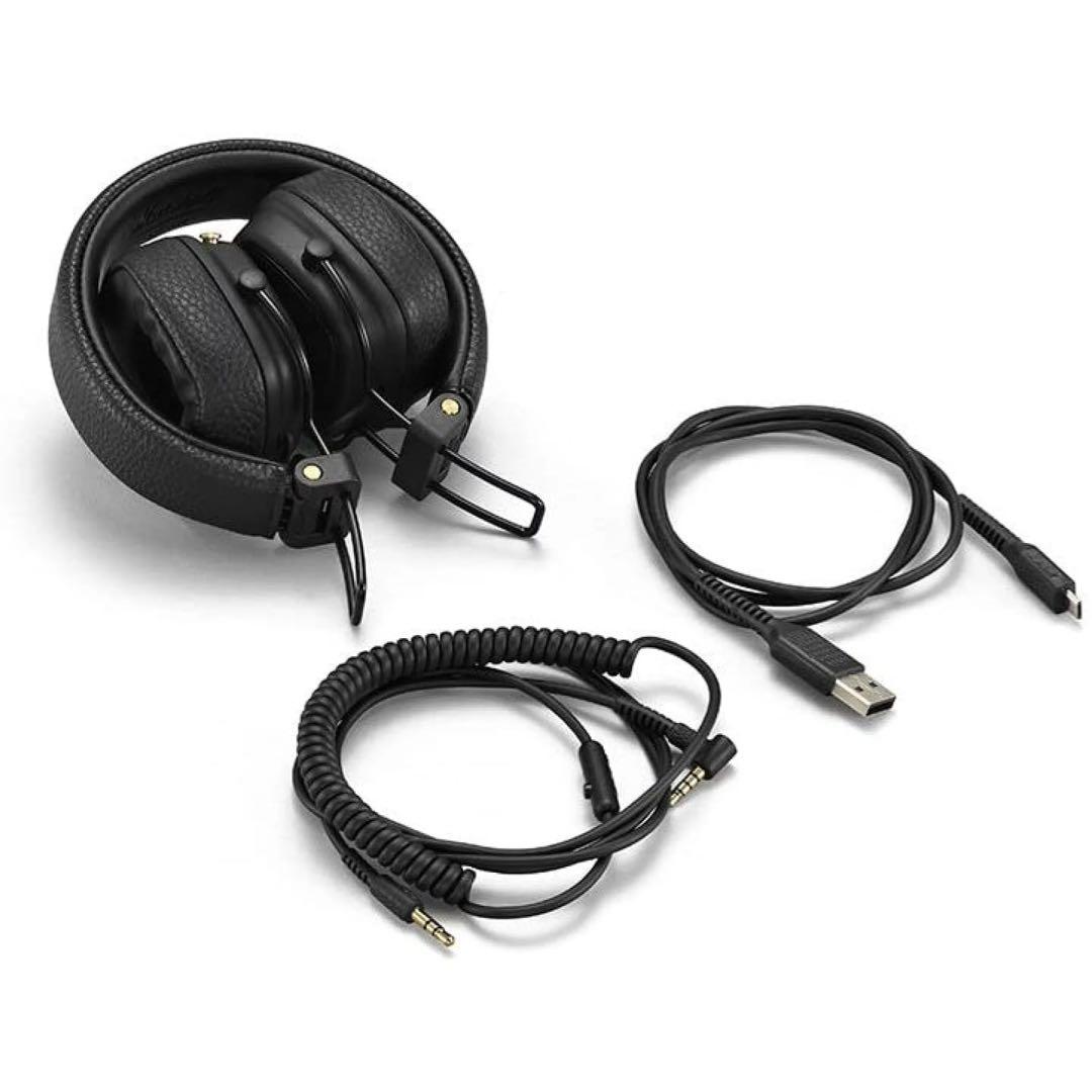 Marshall ワイヤレスヘッドホン 黒　メジャー3