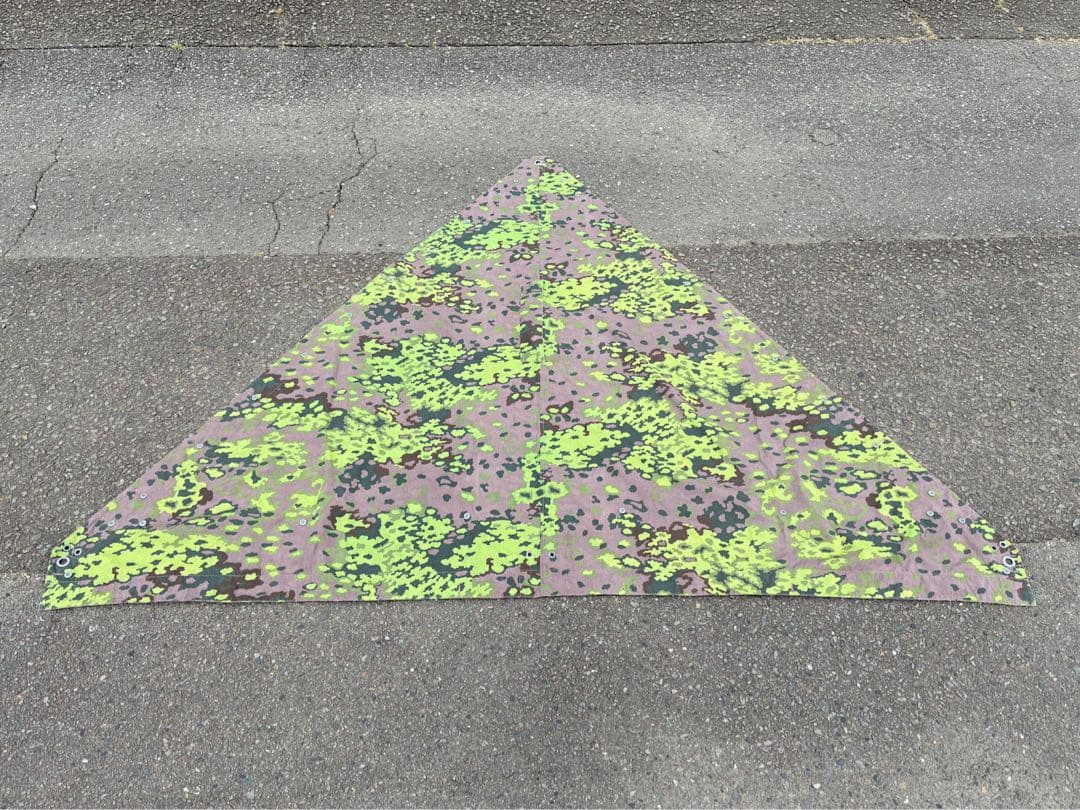 ドイツ軍 レプリカ SS オークリーフカモ ツェルトバーン テントシート