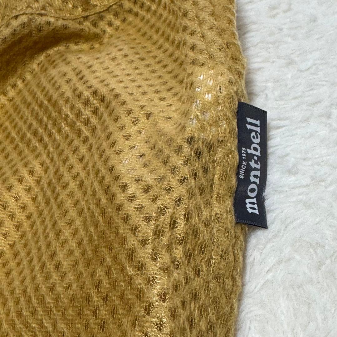 極美品モンベル現行モデルウォームアップシーツ　タン