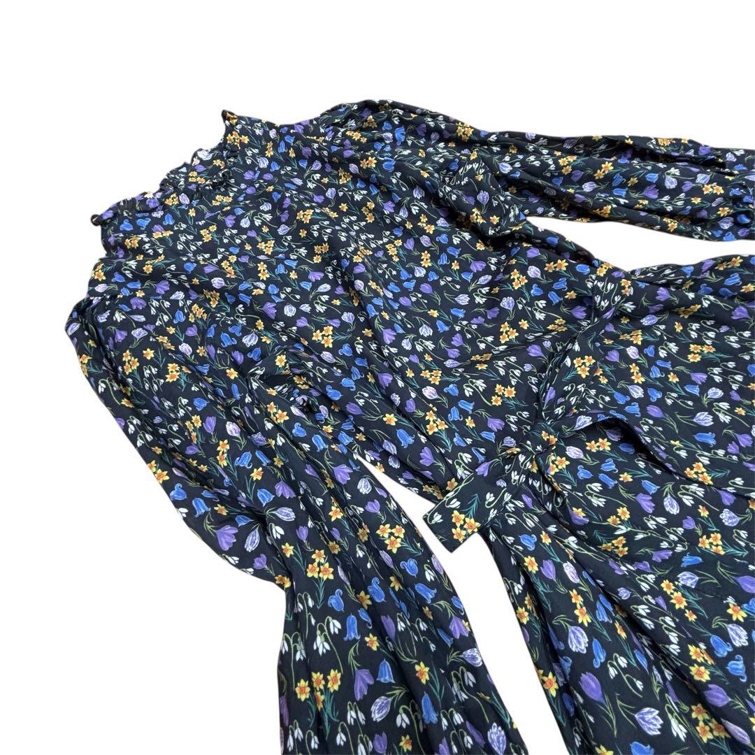 美品❇️マッキントッシュフィロソフィー 花柄 ロングワンピース 36 S