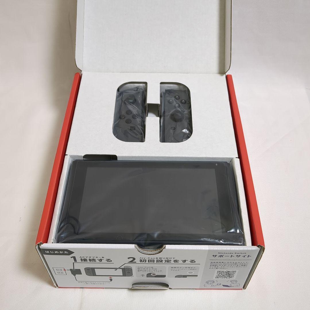 Nintendo Switch 本体 Joy-Conグレー 箱 付属品 ケース付