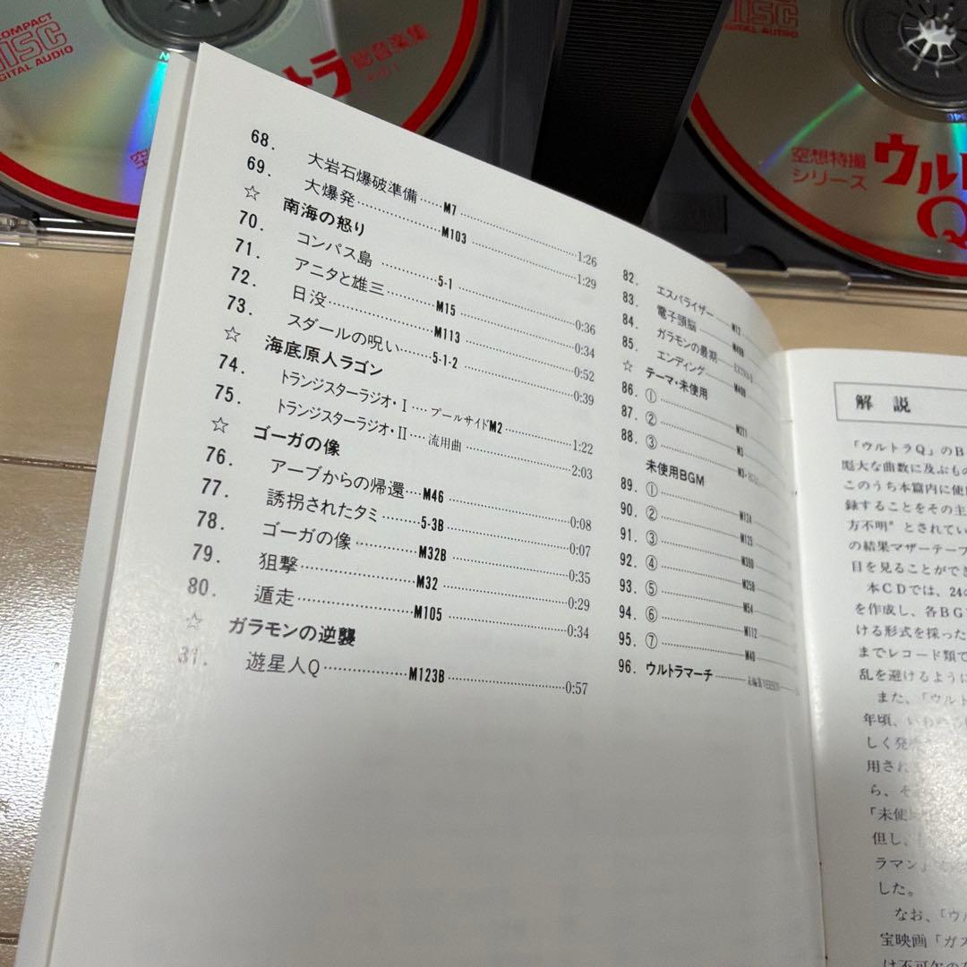 ウルトラQ 総音楽集 2枚組 CD