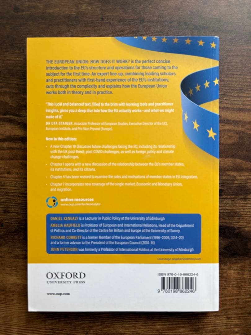 洋書 The European Union: How does it work?