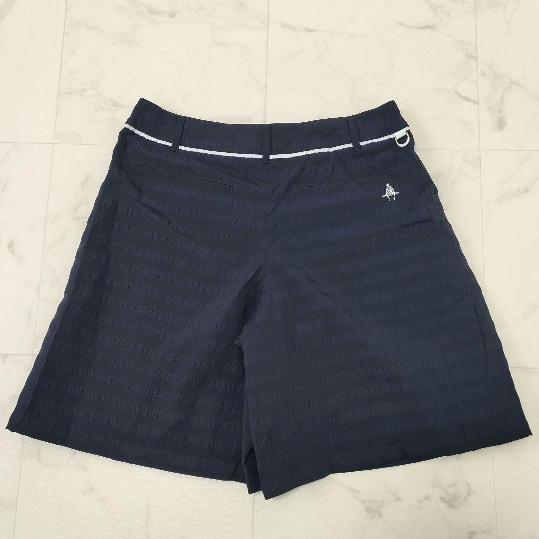 【新品タグ付き】ポールスチュアート　ゴルフ　シアサッカー　セットアップ　紺　LL