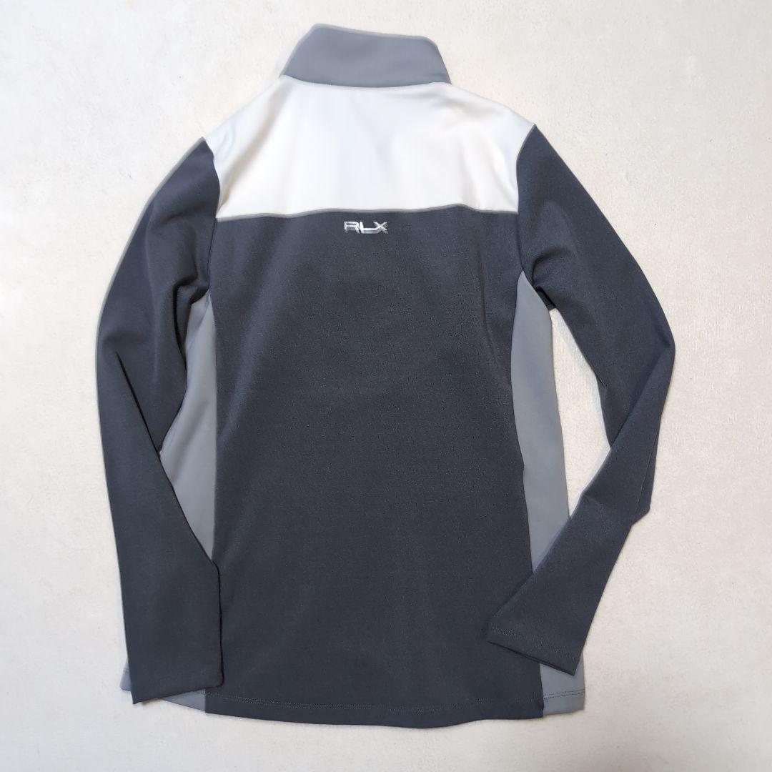 美品 RLX RALPH LAUREN 長袖ハーフジップシャツ 155/80A