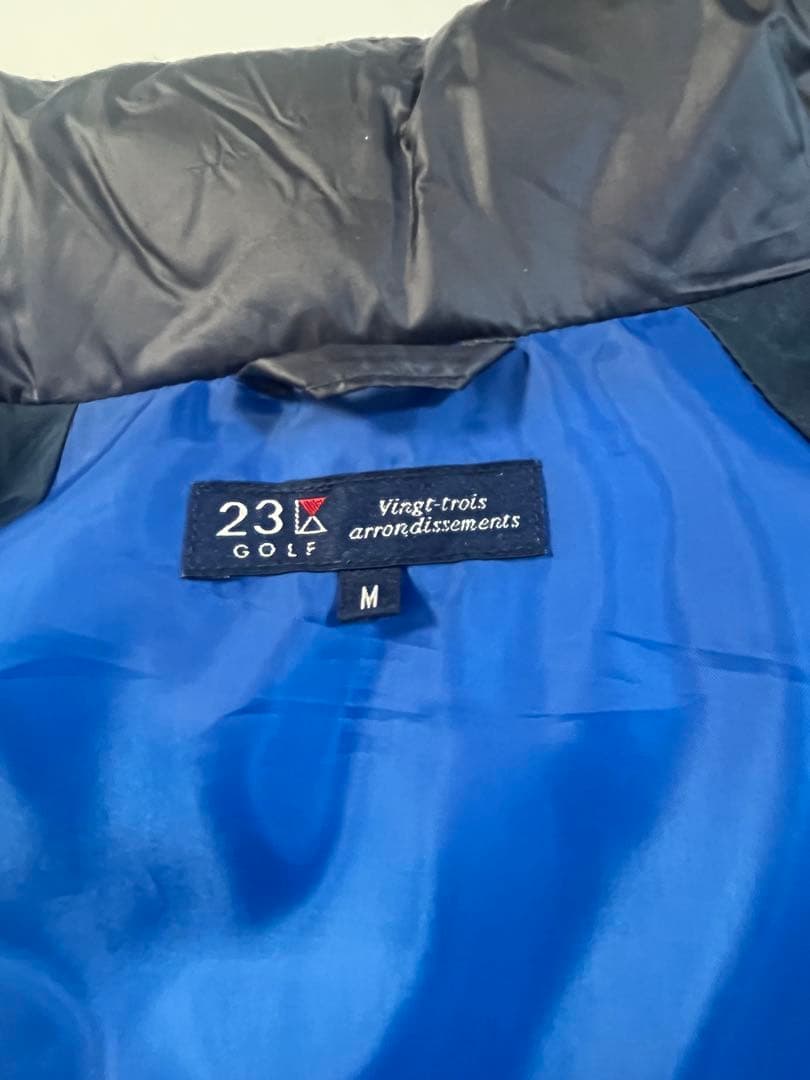 23区　メンズゴルフウェア　ダウンジャンパー