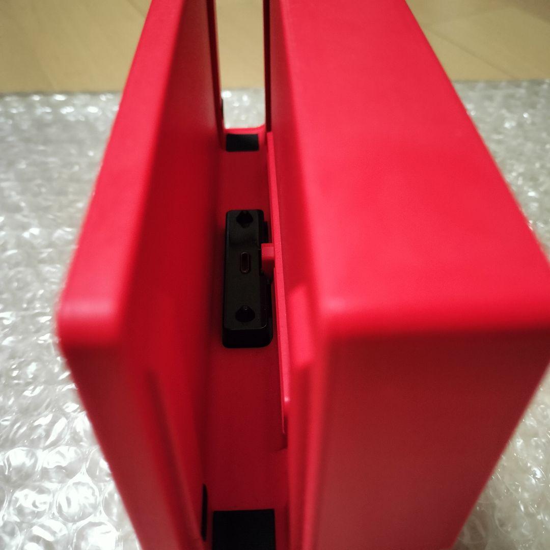 任天堂スイッチ本体XKJ ドック マリオレッド動作確認品 持ち運び用Bag付き
