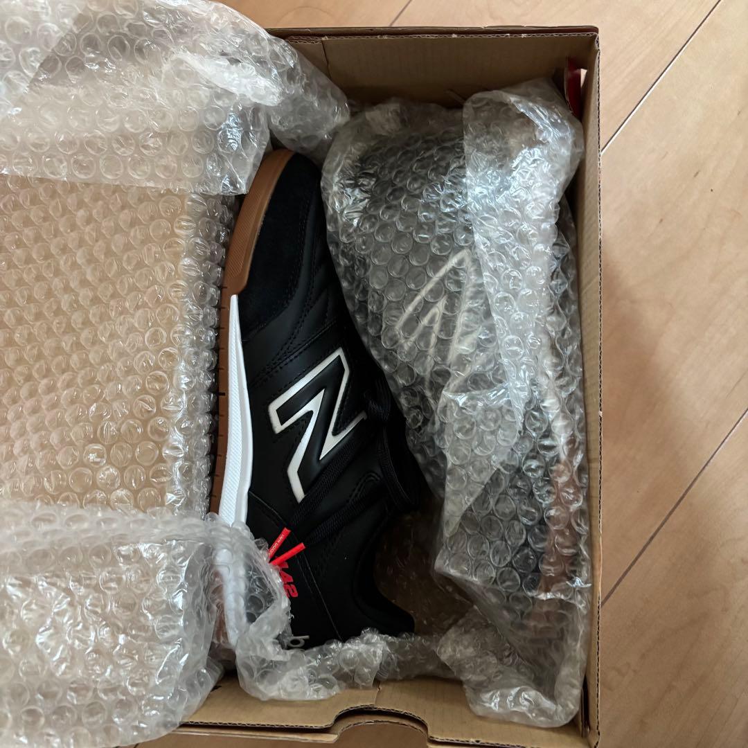 『超美品』ニューバランス　フットサルシューズ　室内用　ブラック　25.0