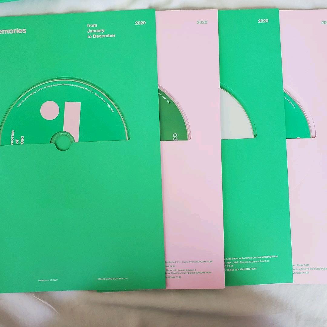 BTS メモリーズ 2020 DVD 抜けなしフルセット トレカ ホソク