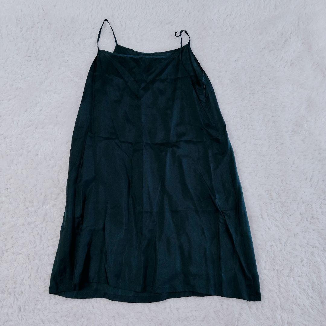 センソユニコ　ワンピース　ノースリーブ　水玉　変形　ペチコート付　刺繍