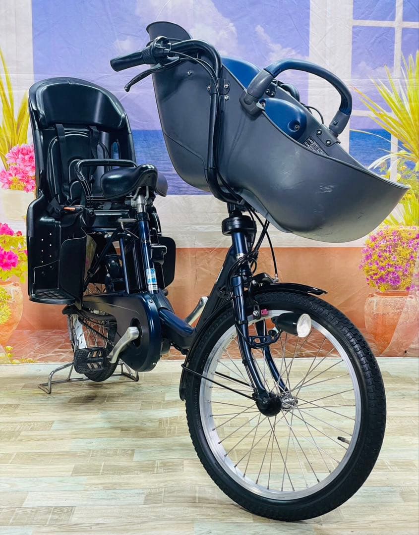 人気モデル！パナソニックギュット⭐️12AH子供乗せ電動アシスト自転車Y3524