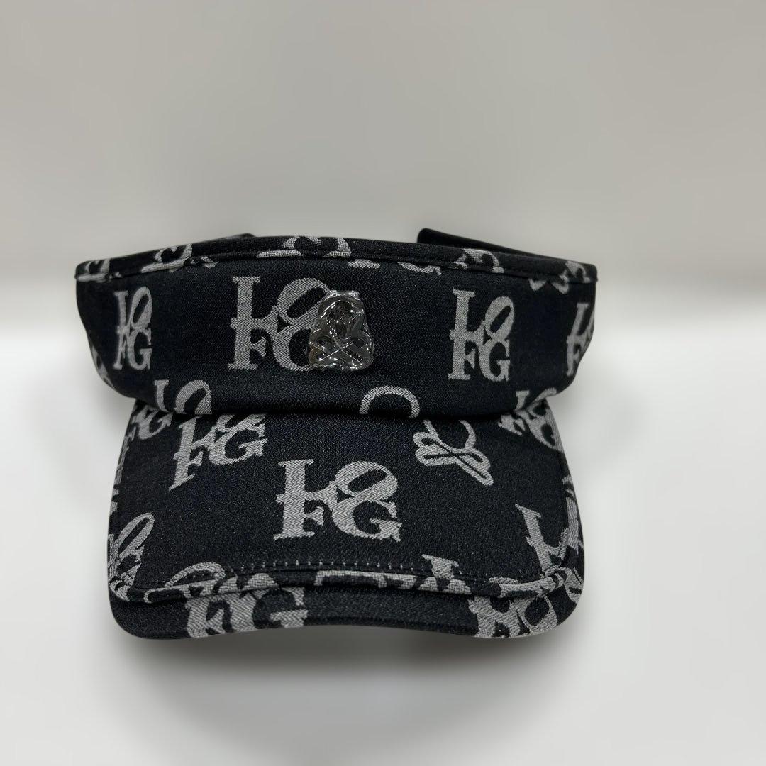 新品❤️マークアンドロナロゴ入り黒バイザー サイズ調整可能