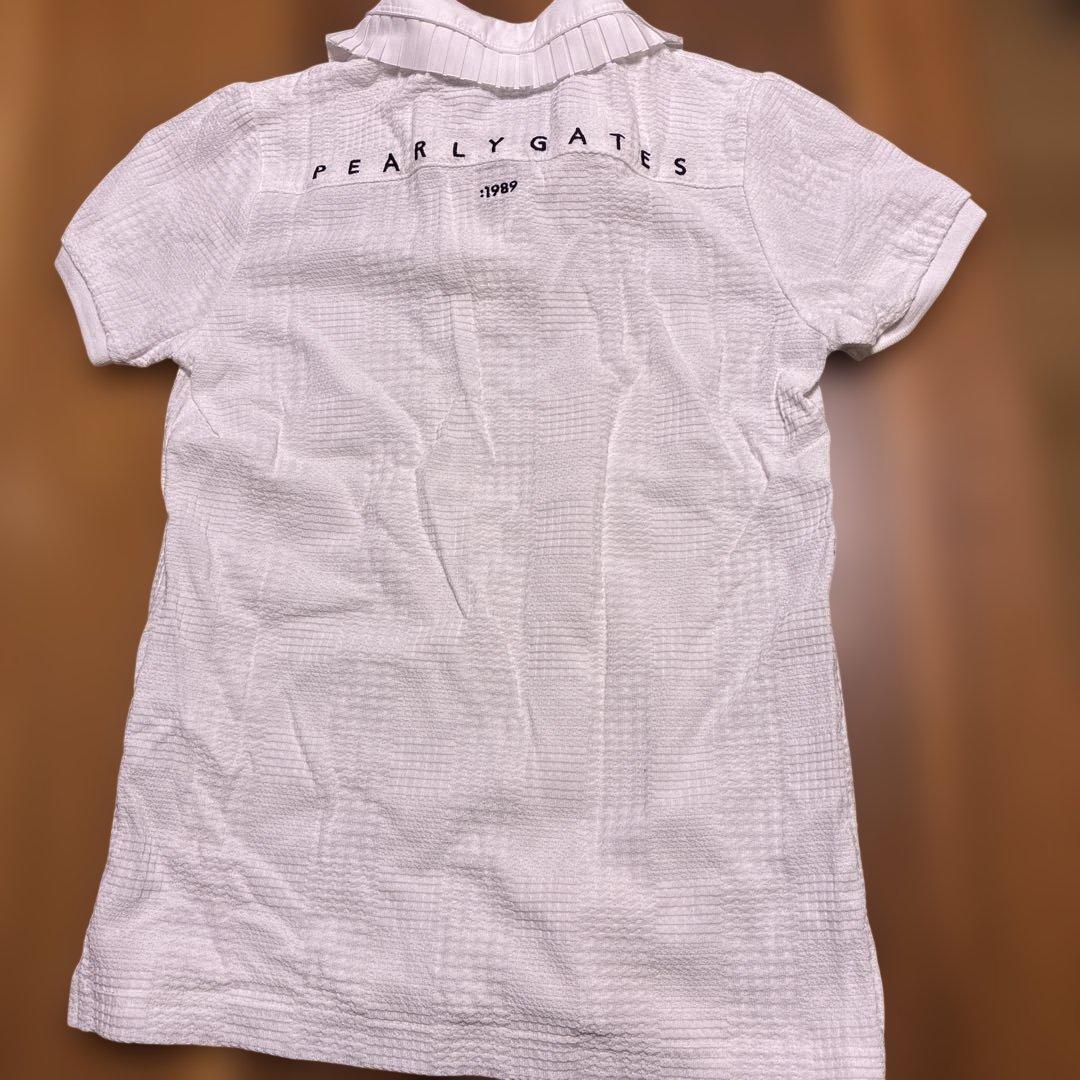 パーリーゲイツ　レディース　半袖 ポロシャツ リンクスジャガード 吸水性