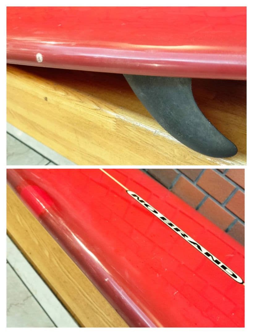 ●手渡し前提●　9.1 NOBRAND　ノーブランド　赤　RED　トライフィン