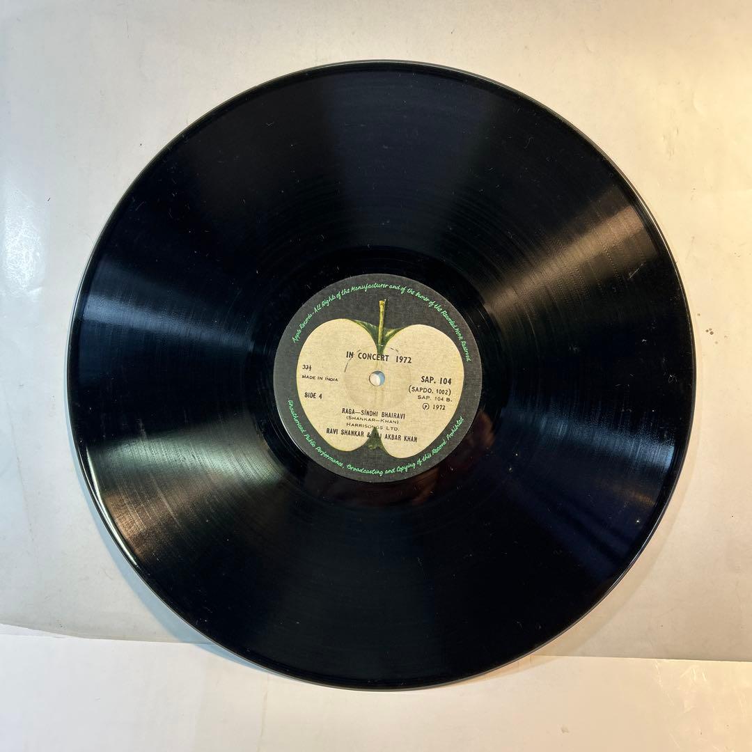 2LP盤 ラビ・シャンカール/インコンサート1972