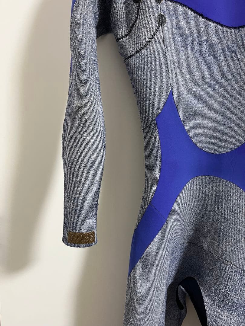 フルスーツ ウェットスーツ 黒 カラフル