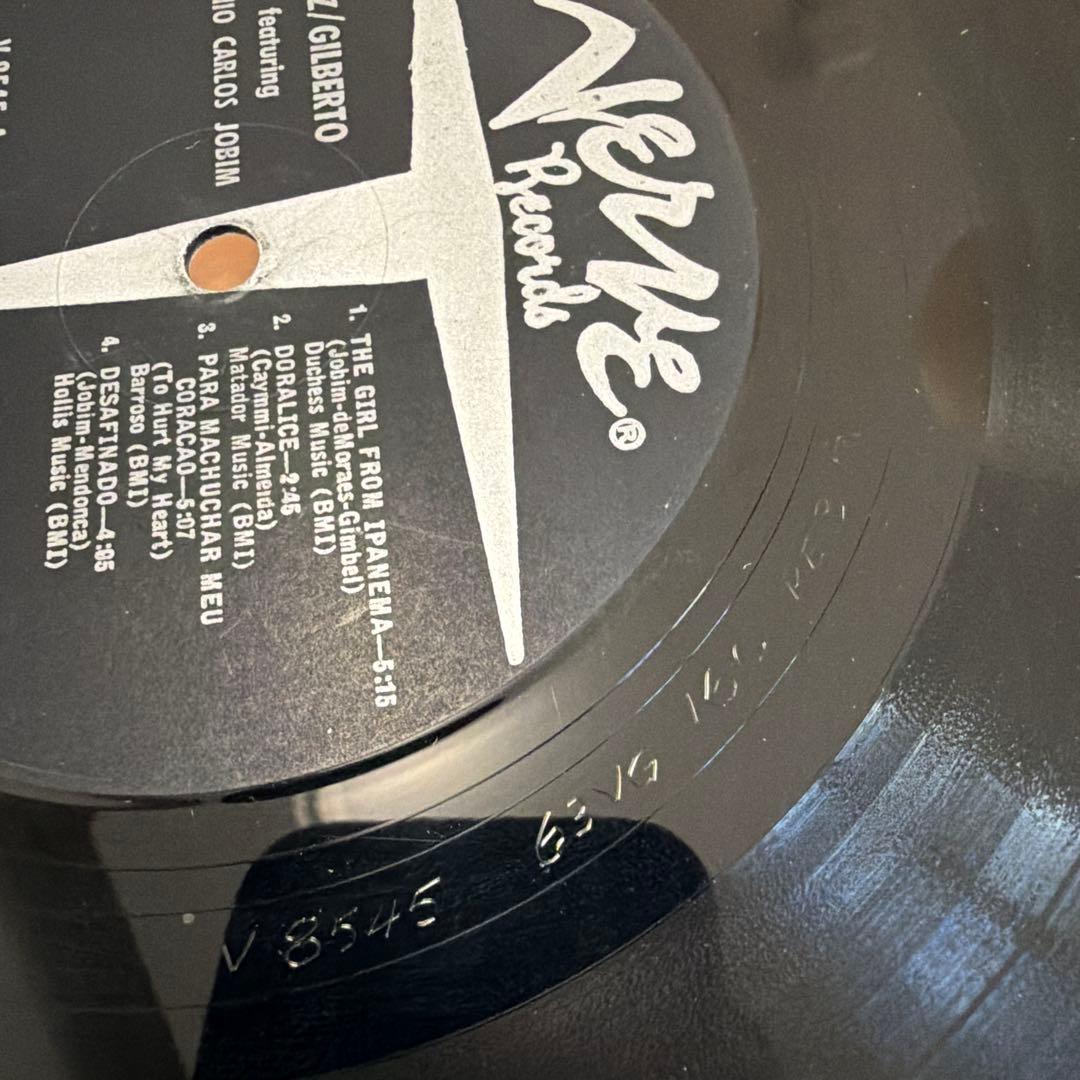 Getz / Gilberto V-8545 MONO USオリジナル