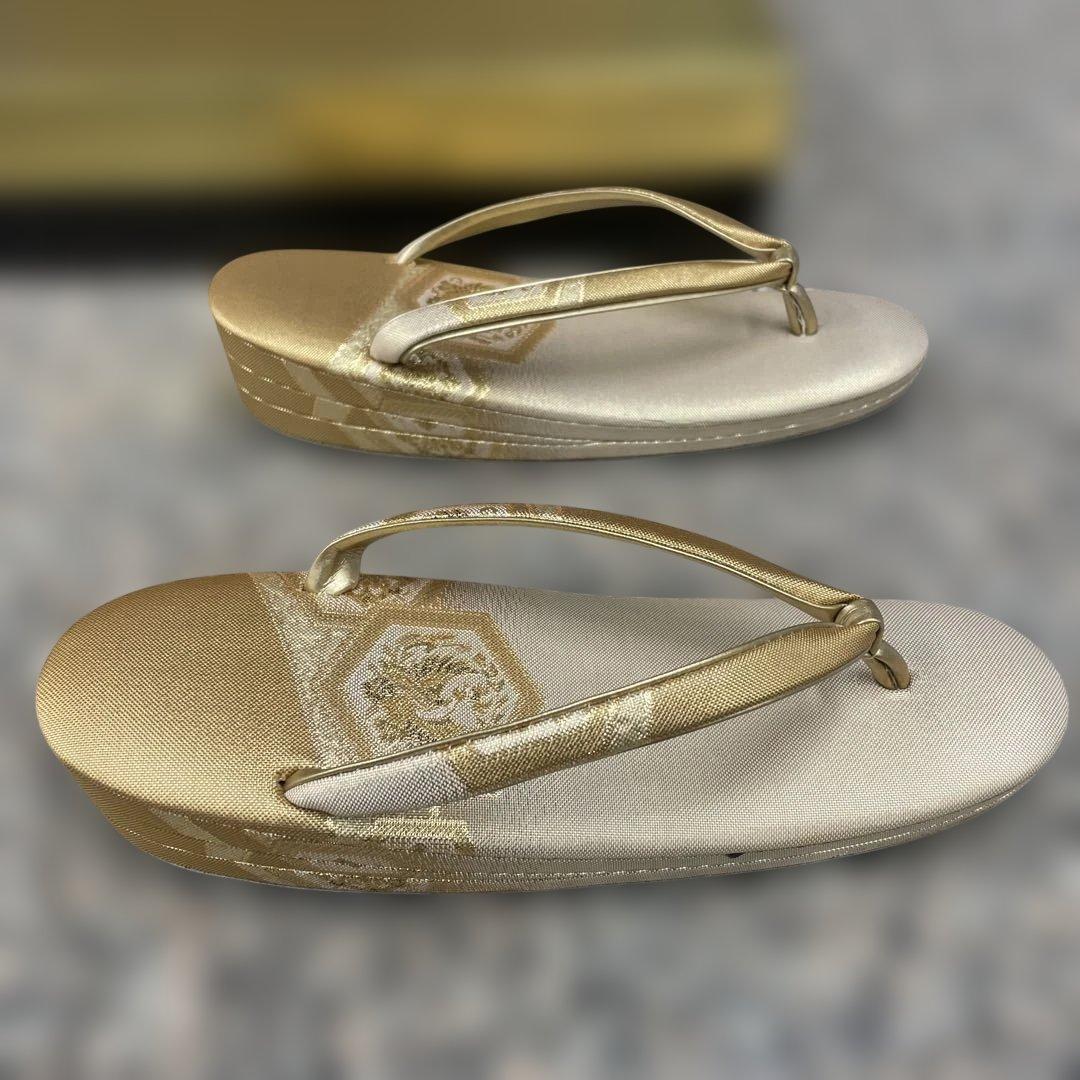 キンワシ印 和装用 バッグ 草履 ゴールド 着物 成人式 レディース 小物 格安