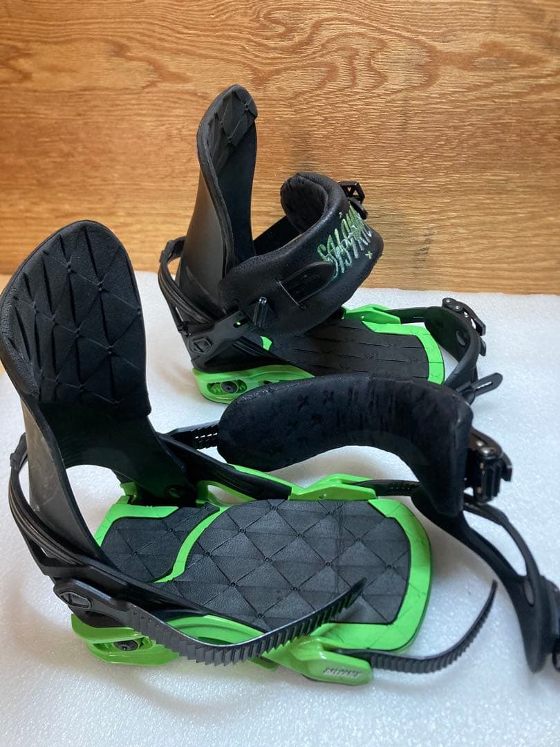 SALOMON DISTRICT スノーボード ビンディング グリーン　S