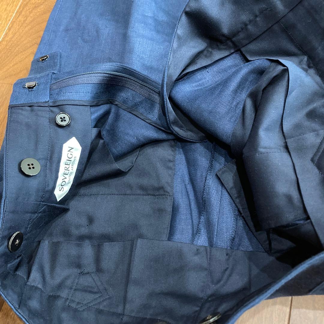 SOVEREIGN サイドアジャスター テーパードパンツ スラックス