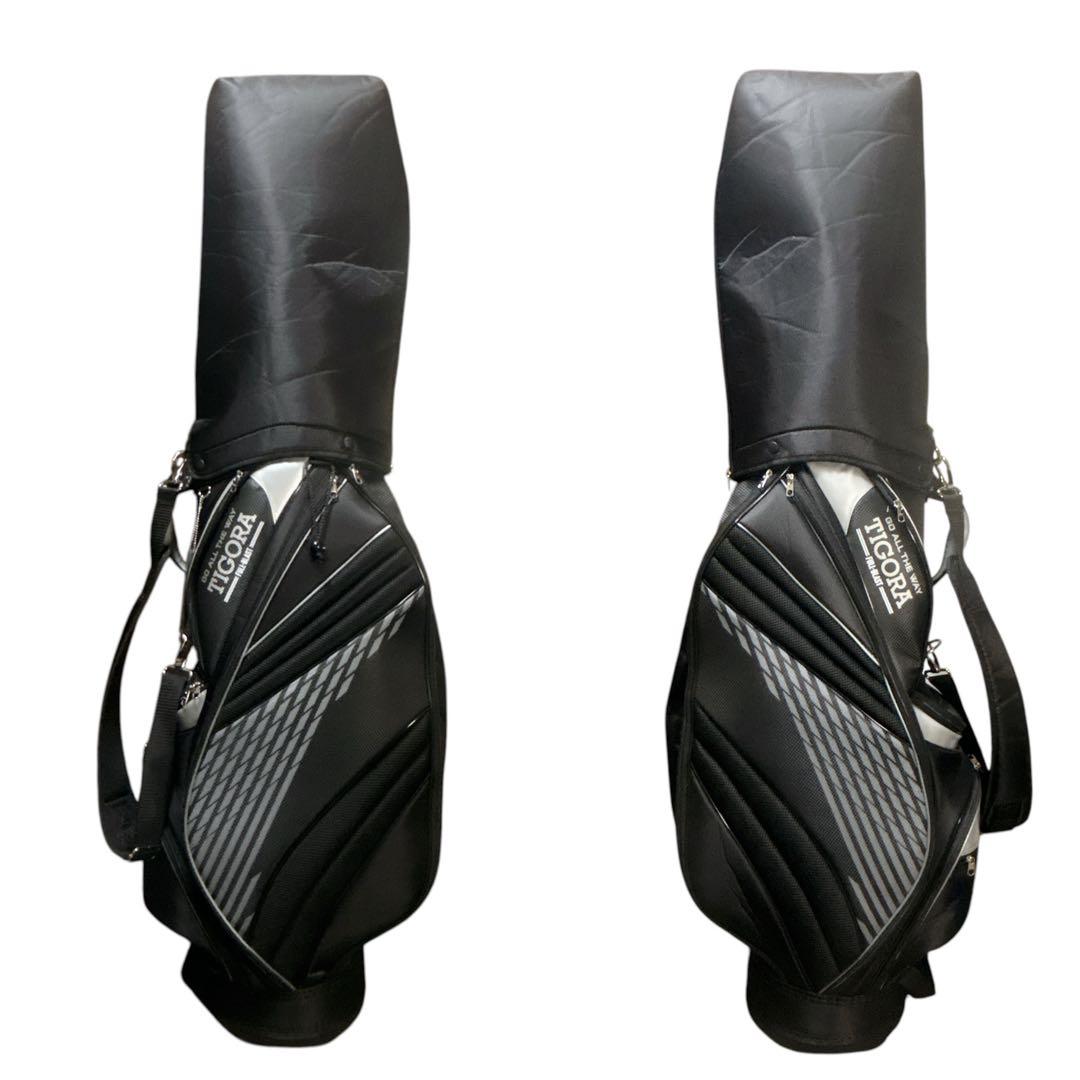 ✨未使用級✨ TIGORA キャディバッグ 9.5型 軽量 ブラック
