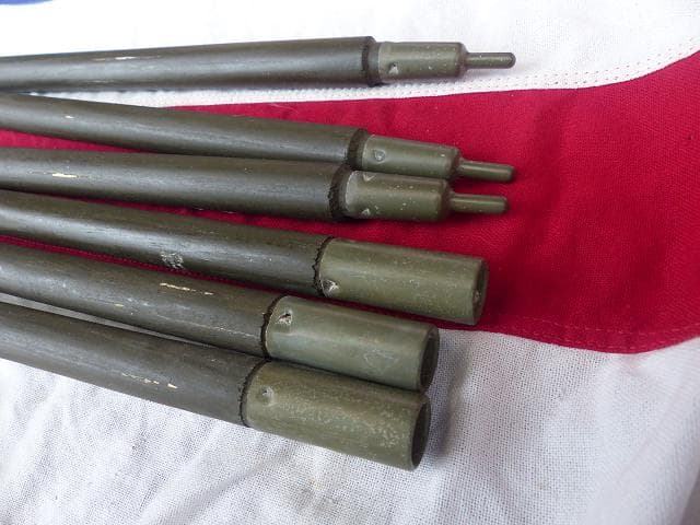 1968” 米軍実物 ナム戦 デッド!　テントポール　6本セット 軍幕 313