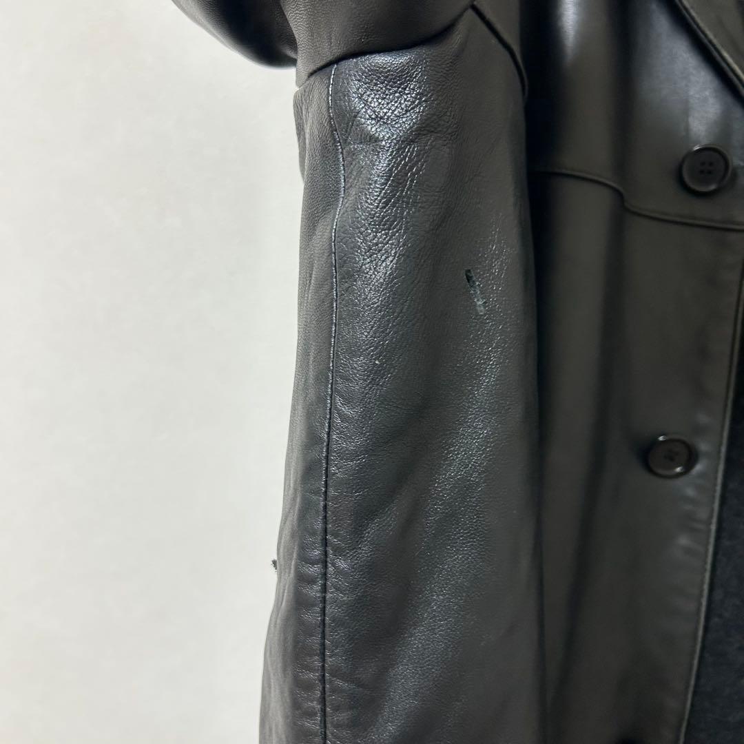 old coach カーコート レザージャケット black