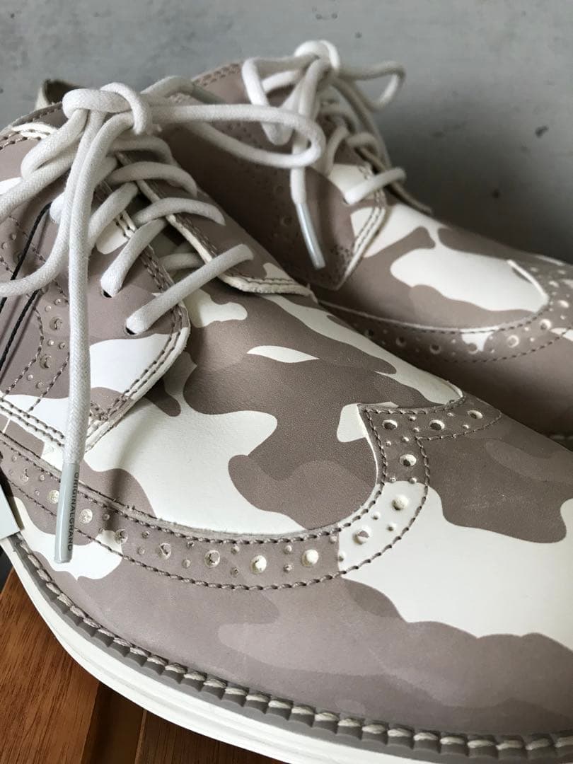 【新品】25.5cm COLE HAAN コールハーン ゴルフシューズ 薄茶