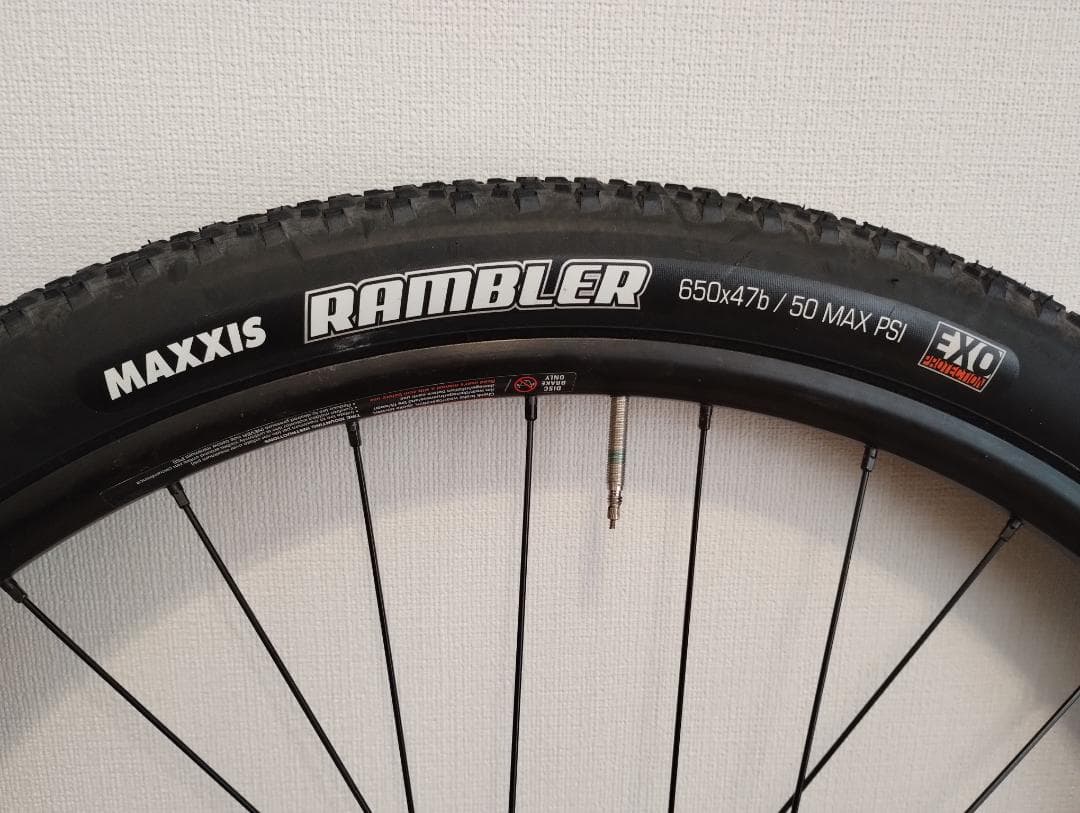 WTB & MAXXIS Rambler 650×47cホイールセット