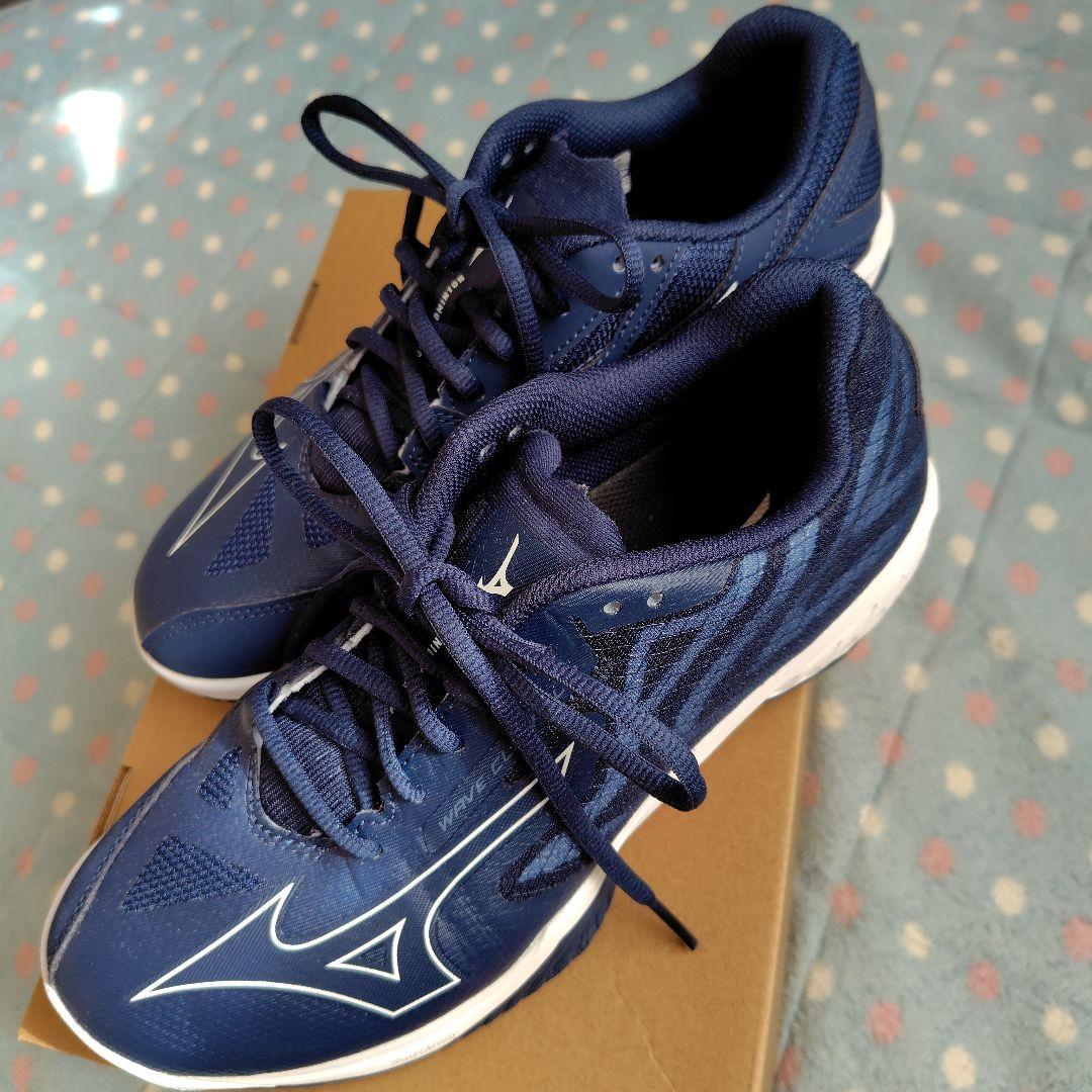 Mizuno バドミントンシューズ WAVE CLAW EL2ネイビー 25.5