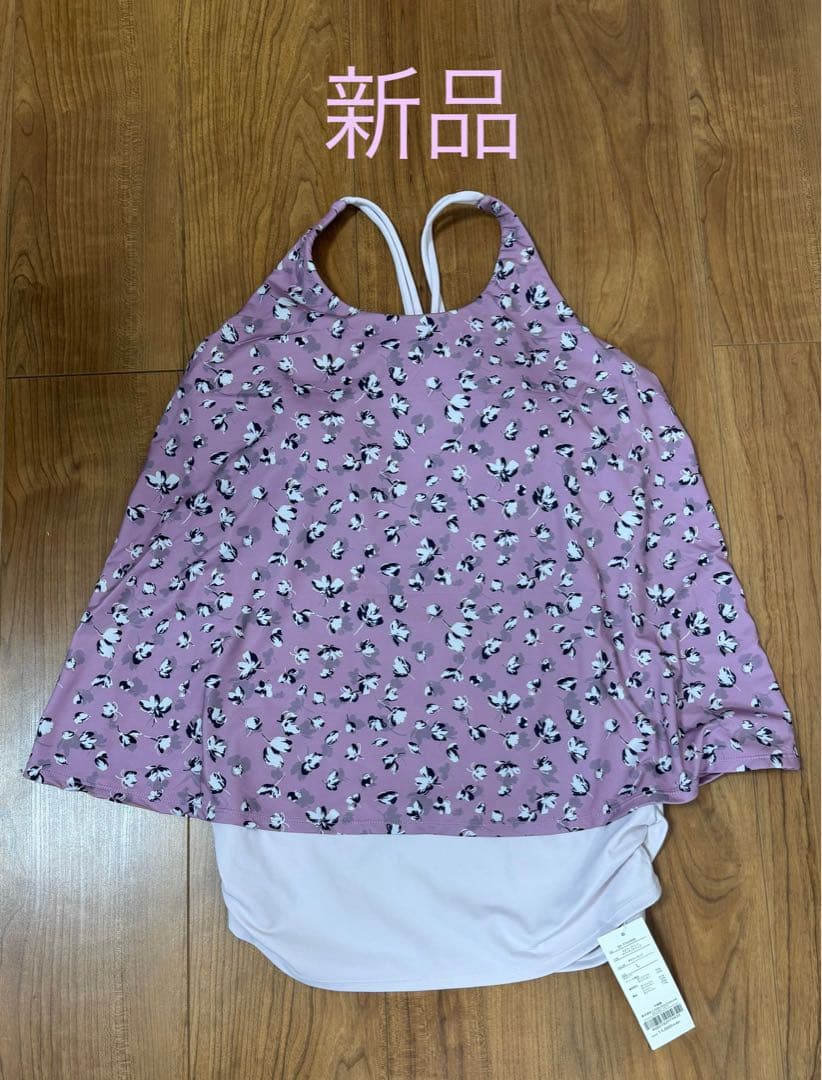 ✴︎新品✴︎ SUKALA フラワープリントカバータンクトップ Ｌ