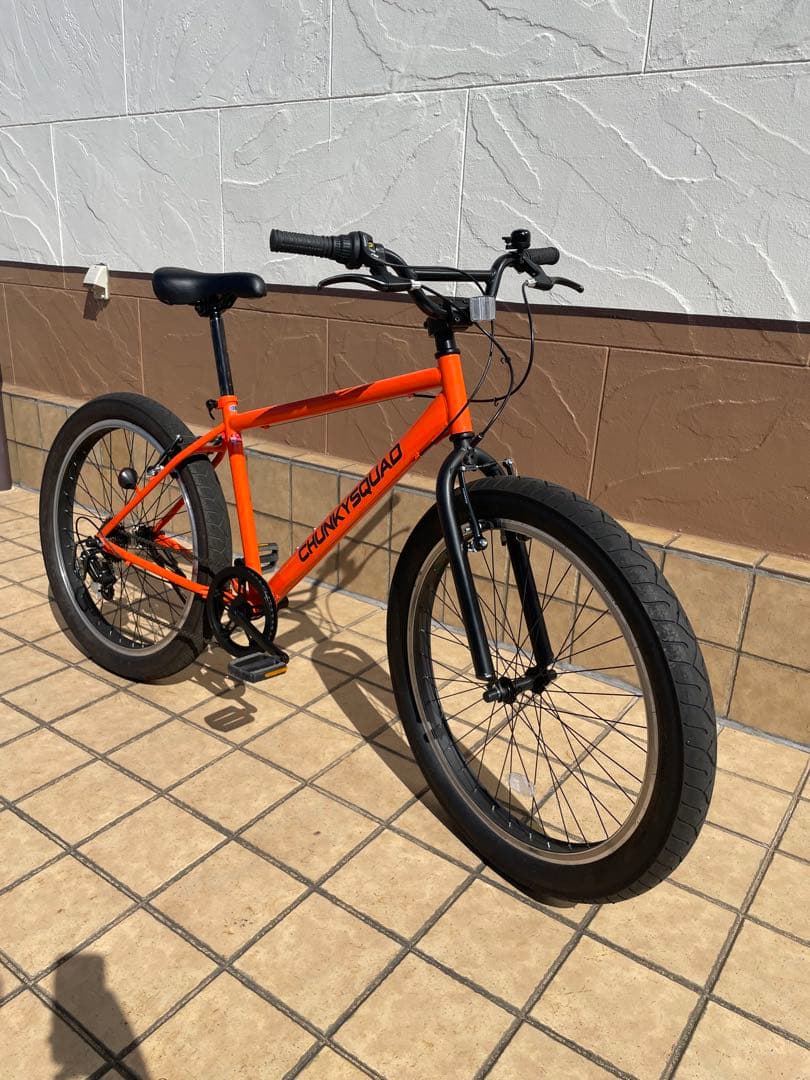 手渡時値引【室内保管】26インチマウンテンバイク 3インチ fatbike 8段