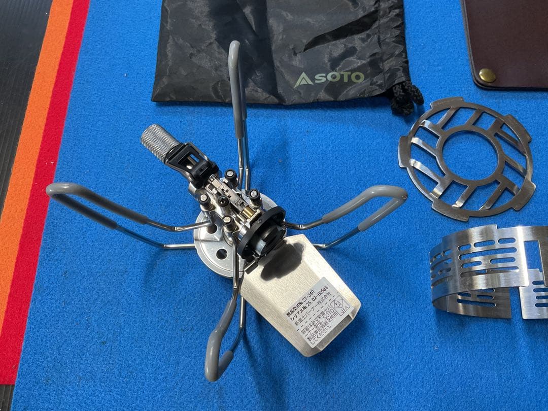 SOTOレギュレーターストーブST-340 動作良好美品・新品装備品多数付き