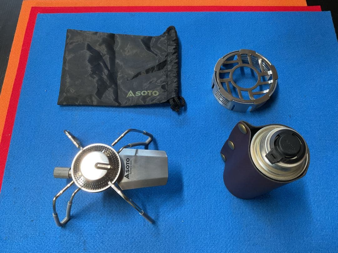 SOTOレギュレーターストーブST-340 動作良好美品・新品装備品多数付き