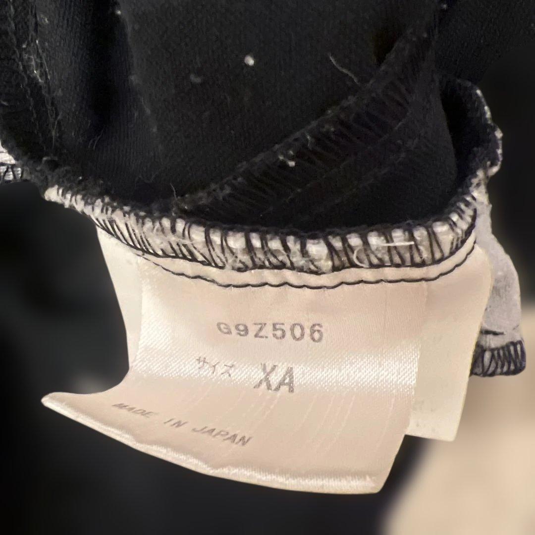 千葉ロッテブラック半袖ジップアップウェア デサントM刺繍サイズXA