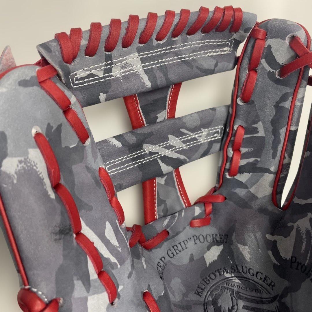 クリスマスセ－ル レア 限定品 久保田スラッガー 軟式グラブ 銀キラキララベル