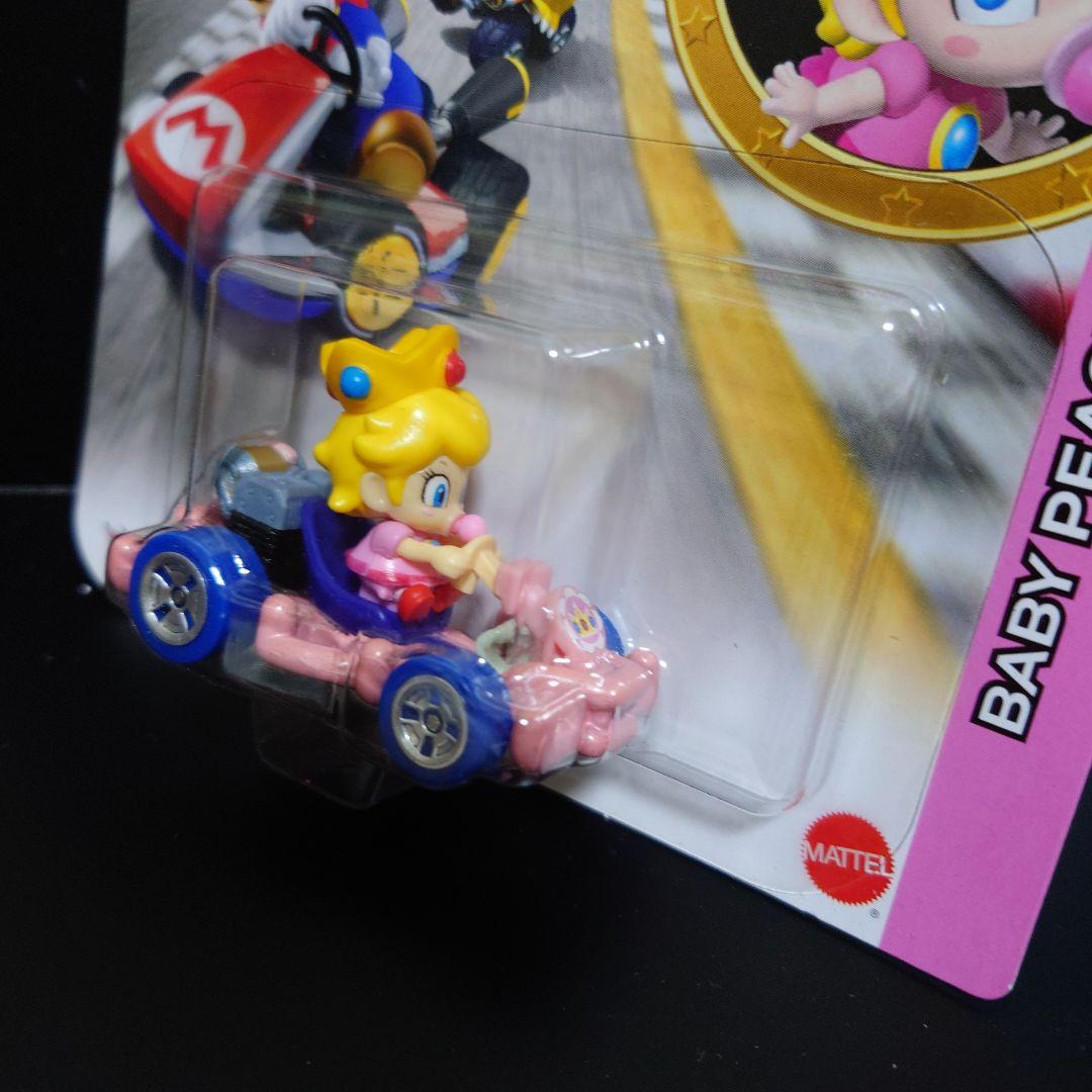 専用　ホットウィール　マリオカート　キノピコ & ベビーピーチ2台セット