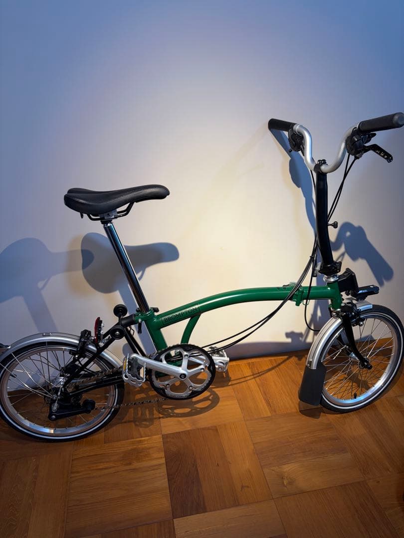 【美品】2024年3月購入BROMPTON M6L 6速　グリーン