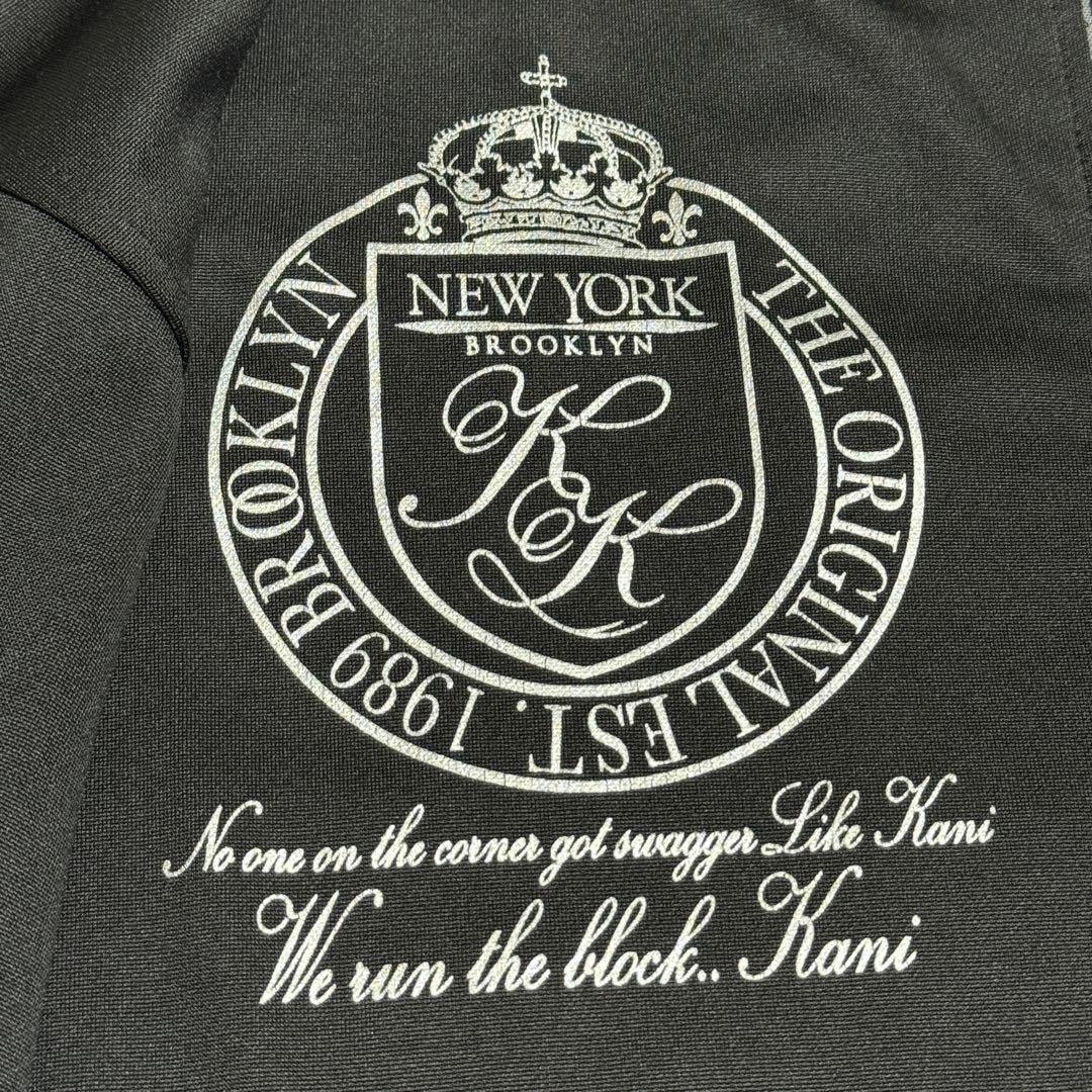 Karl Kani｛カールカナイ｝ストレッチジャケット 英文字刺繍ゴルフ XXL